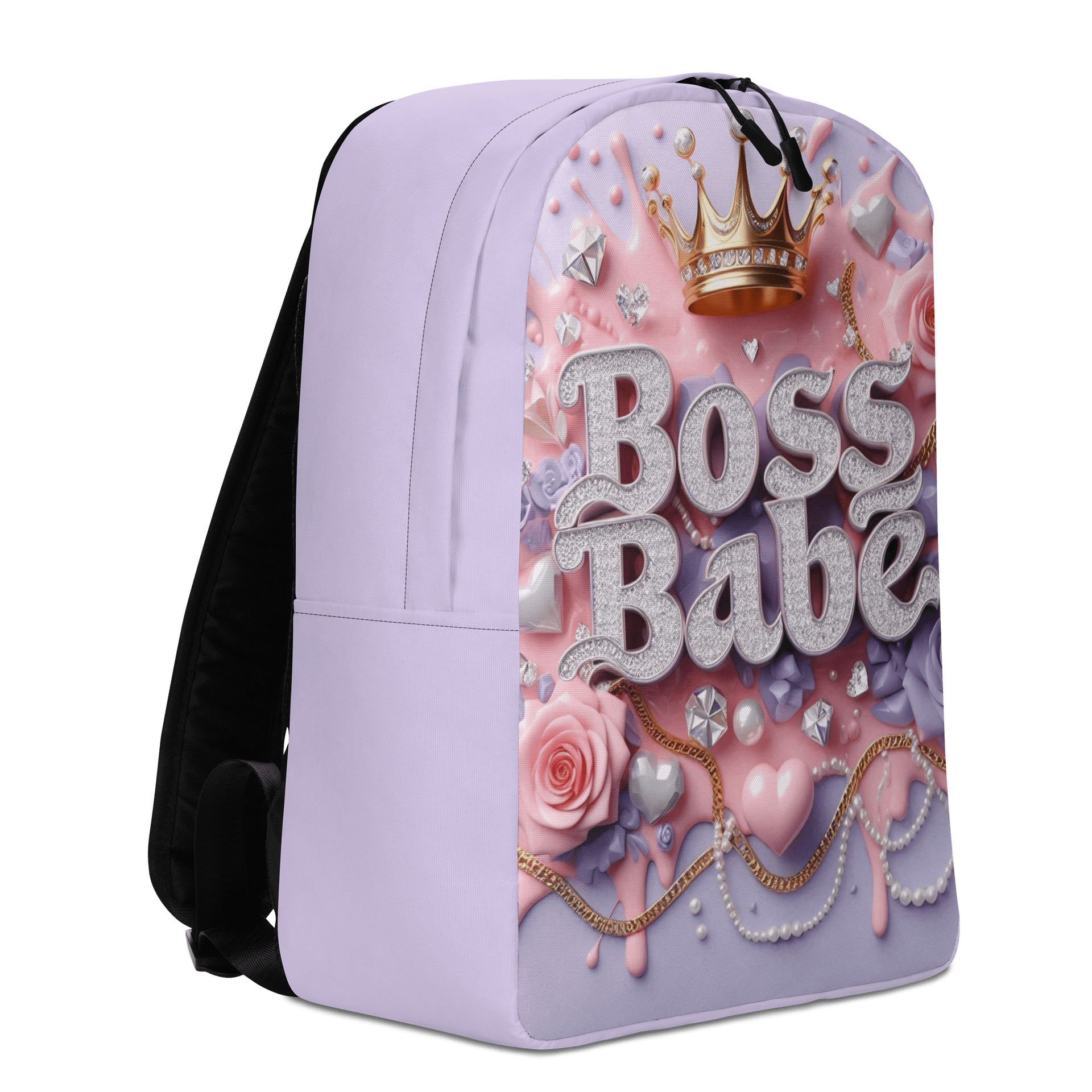 Royal Boss Babe All-Over Print Backpack product image (3)