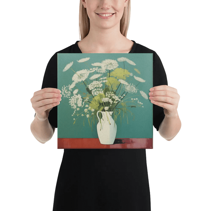 Art2401-58 Vase Flowers Still Life - Canvas Print - sm product image (2)