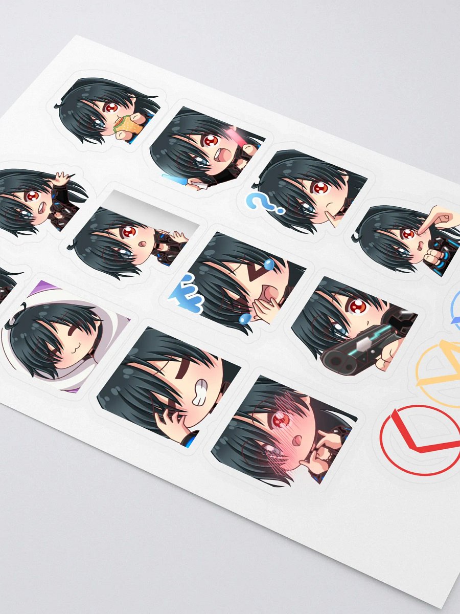 12 Yui Stickers + 1 KMY Sticker (Sheet) product image (2)