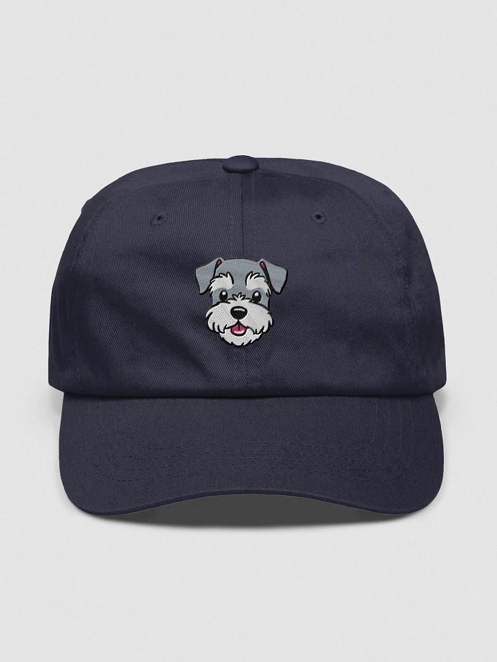 Smiling Miniature Schnauzer Pup Cartoon Dad Hat product image (25)