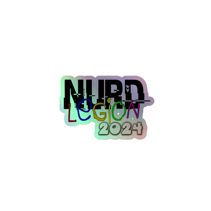 NurdLegion - Crayon Holo Sticker product image (1)