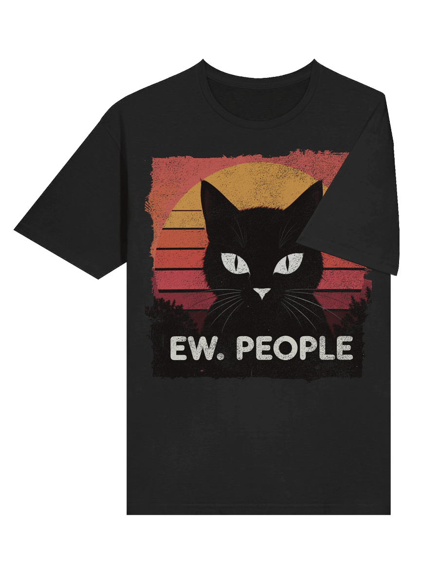 Ew. People Retro Cat T-Shirt product image (34)