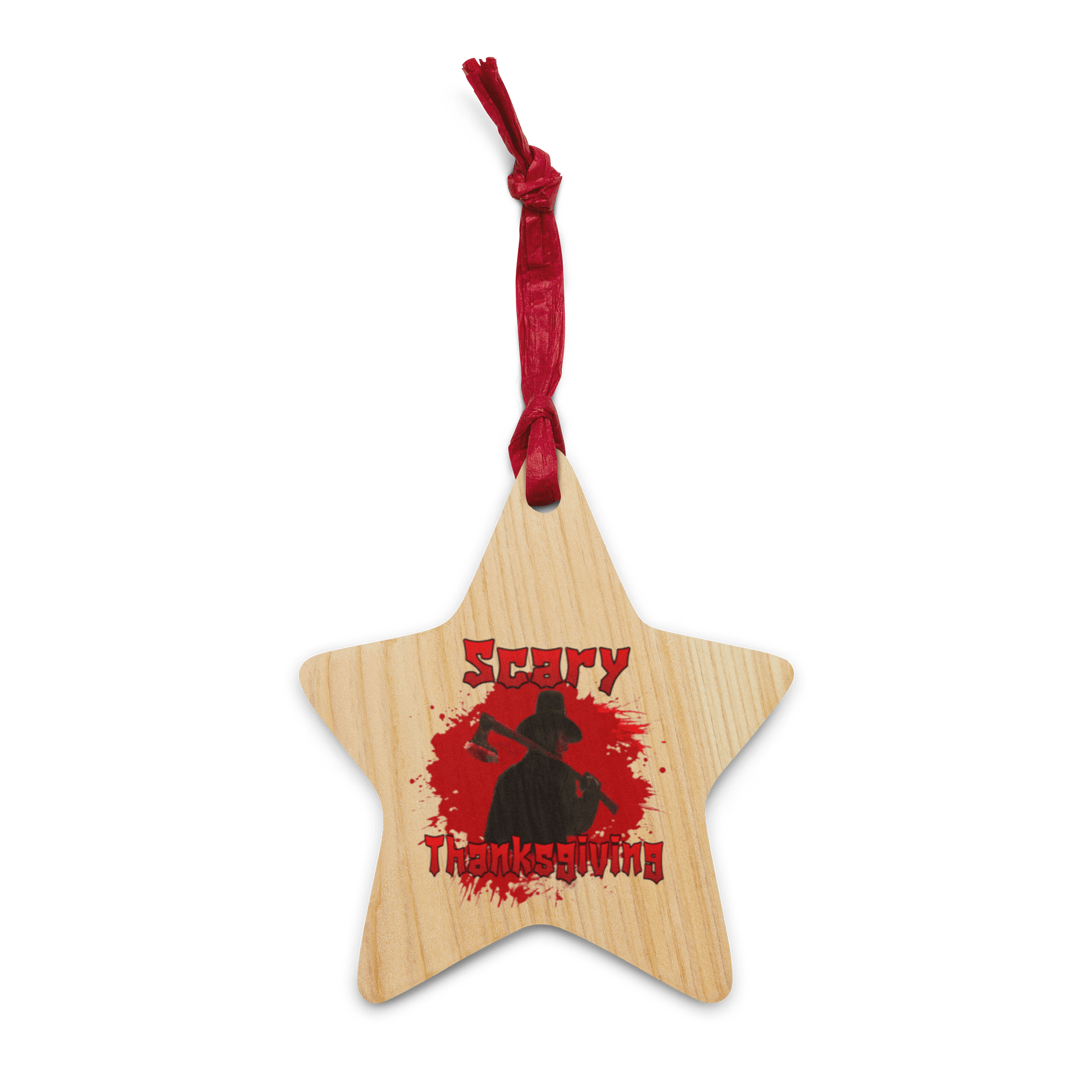 Spooky Thanksgiving Axe Wooden Ornaments product image (4)