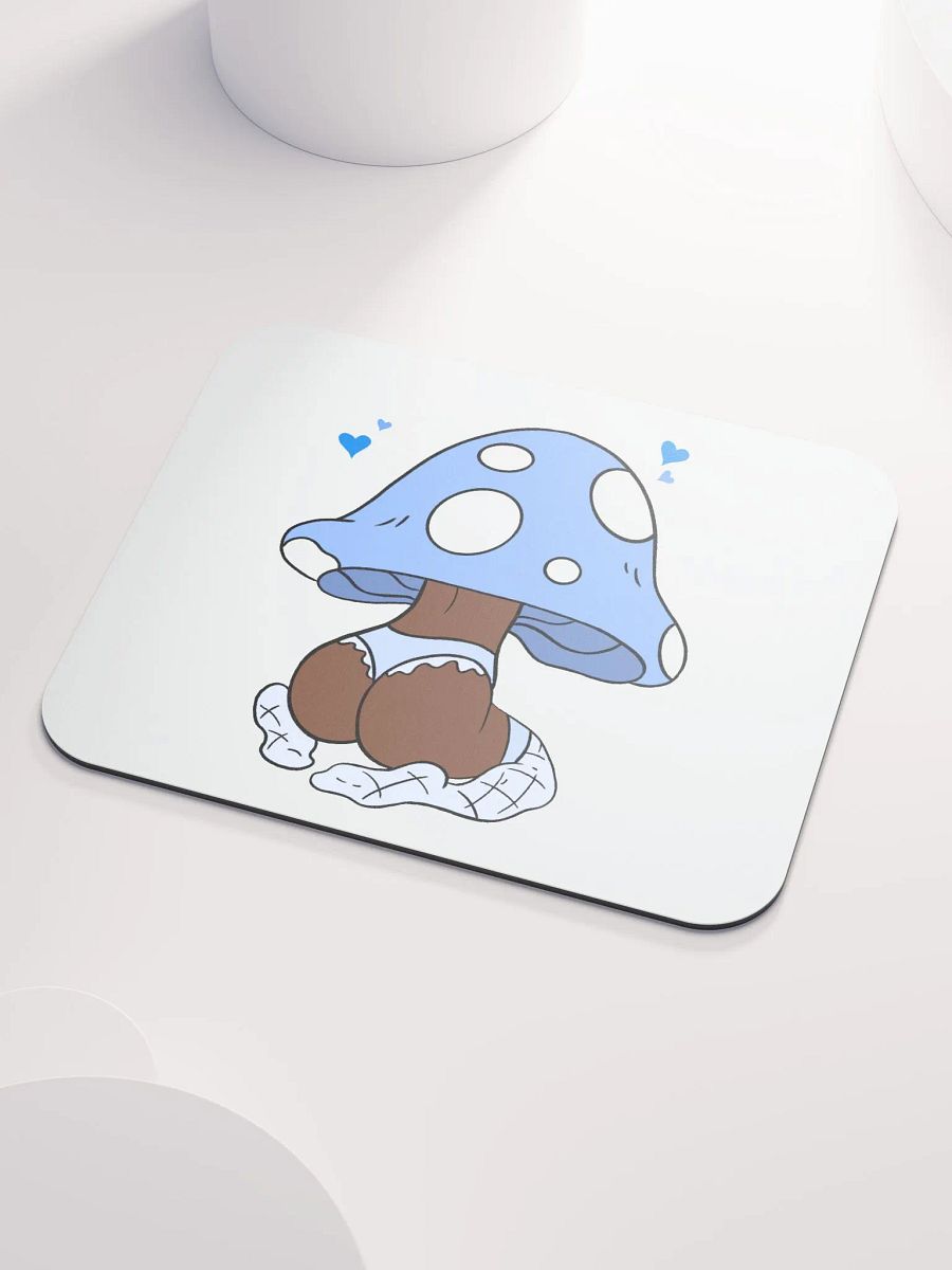 Mushroom Baddie Desk Mat - Light Blue product image (3)