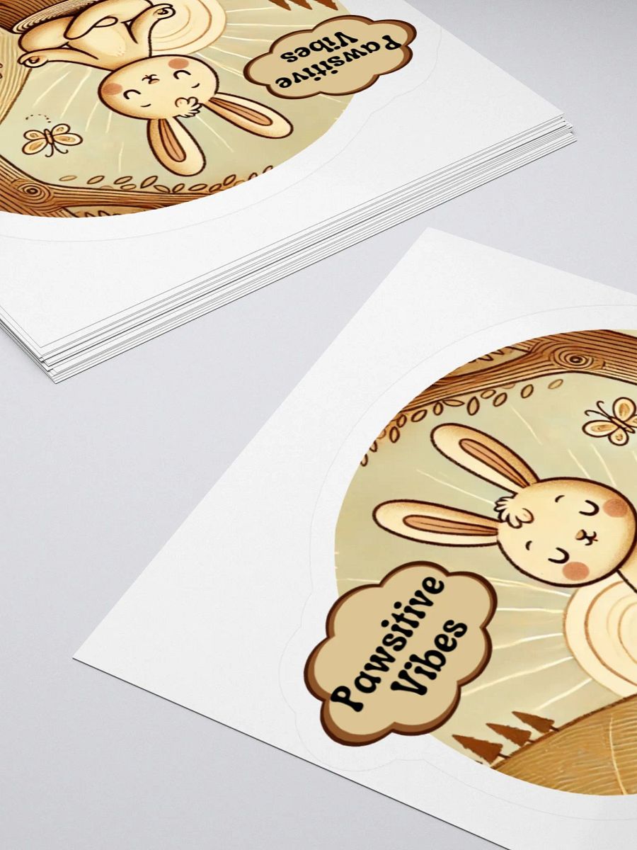 Pawsitive Vibes (Kiss Cut Stickers) product image (3)