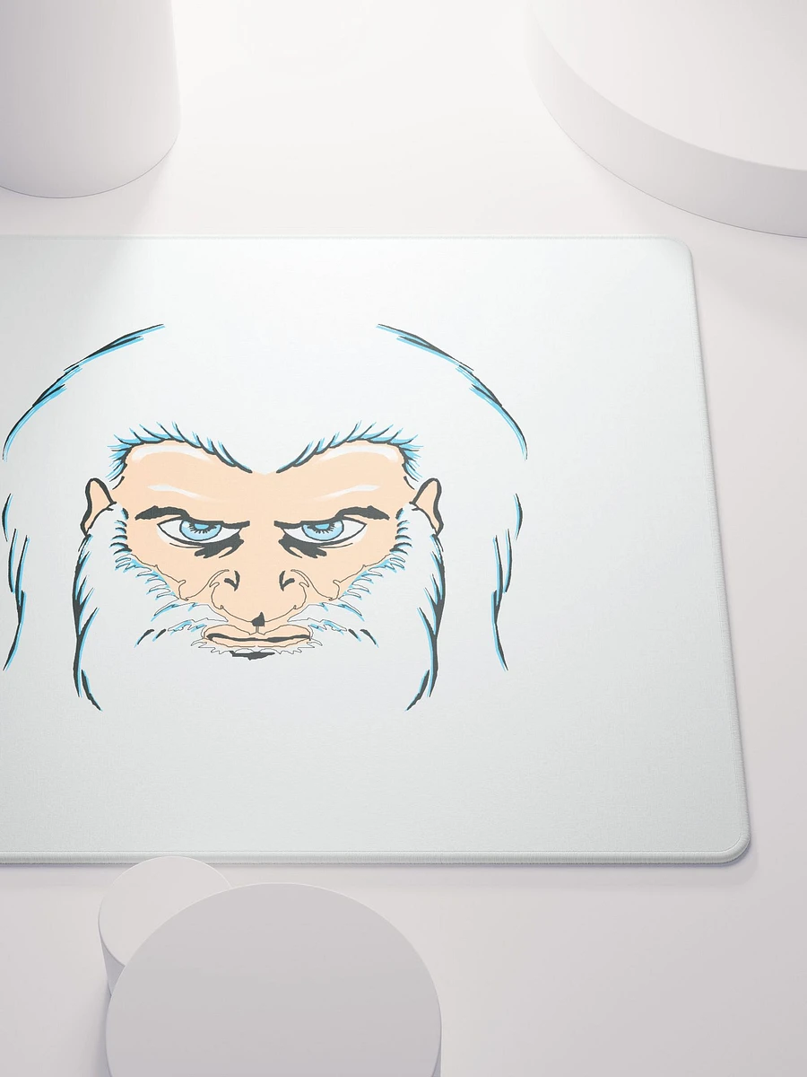 Serious Gamer's Stylized Face Mouse Pad product image (9)