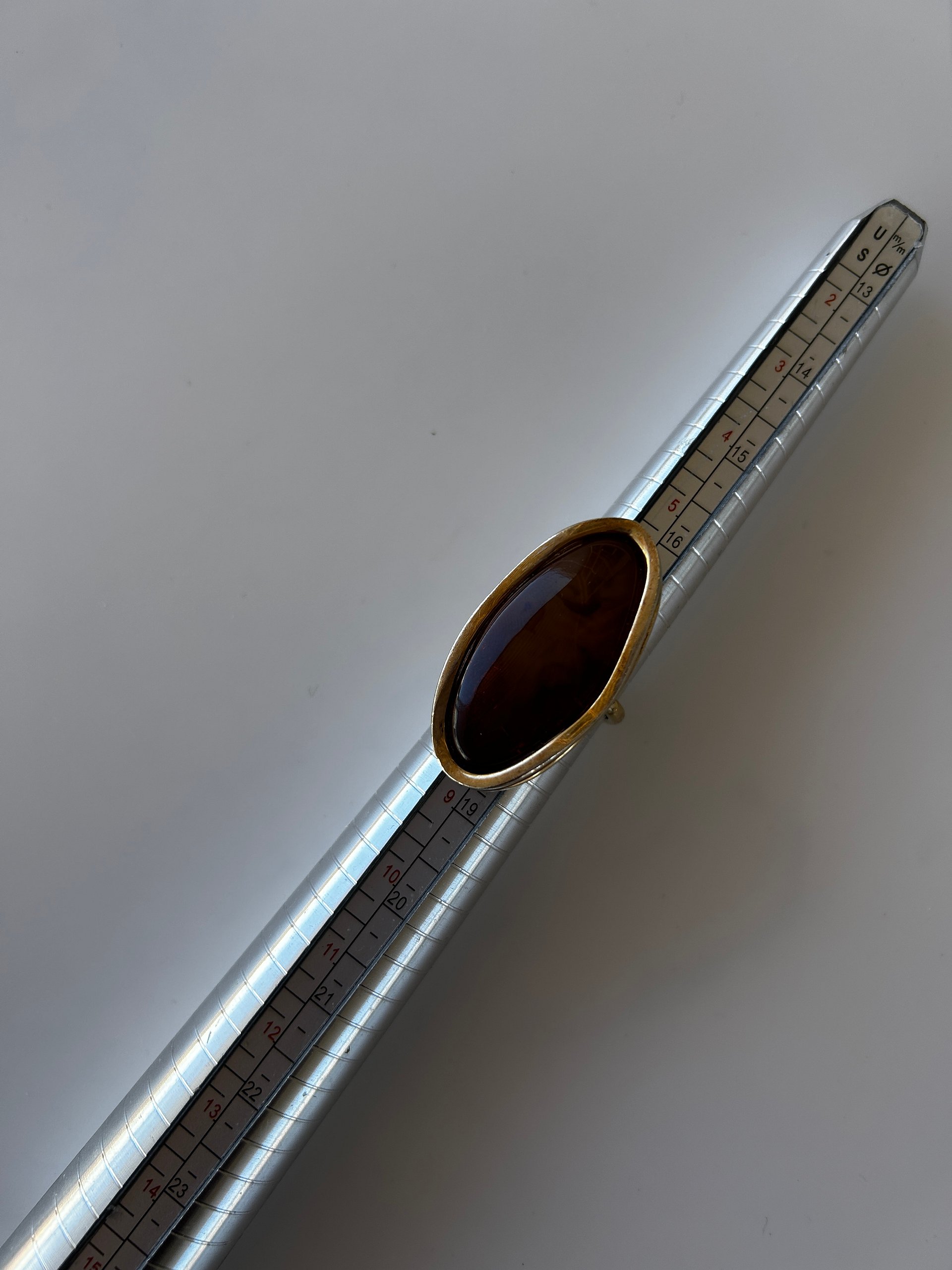Baltic Amber 925 Sterling Silver Adjustable Ring product image (2)