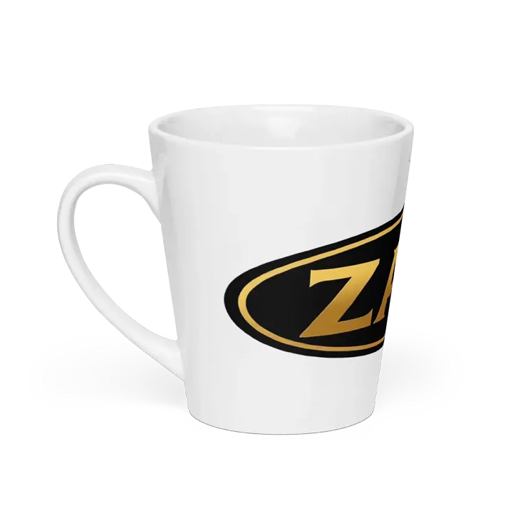 ZABU Gold Logo Latte Mug product image (1)