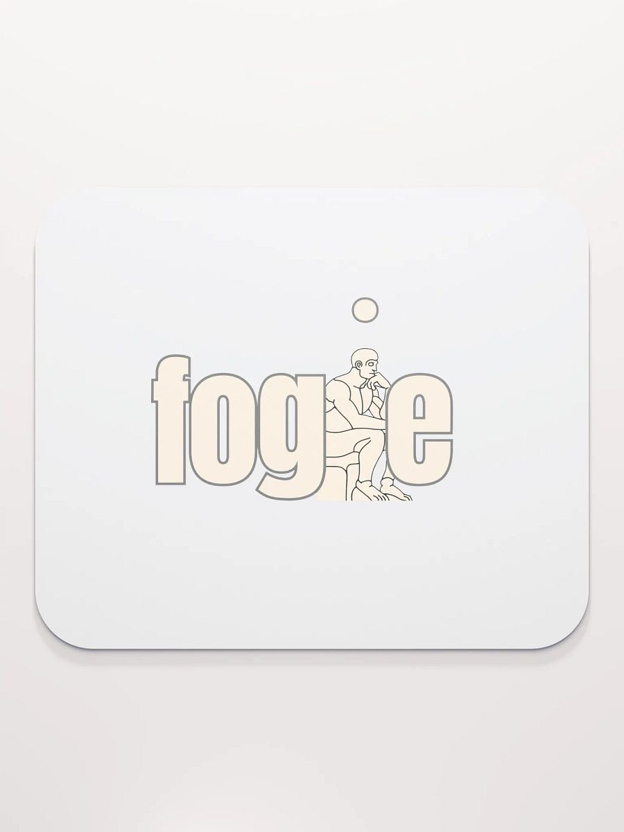 Contemplative Fogie Thinker Mouse Pad product image (2)