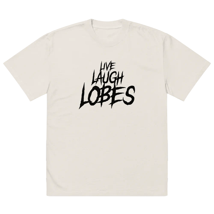 LIVE LAUGH LOBES 🐰 oversized tee product image (2)