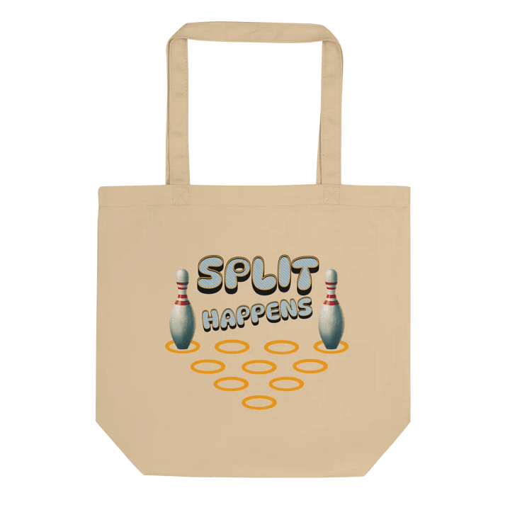 Split Happens 10pin Bowling Eco-Friendly Tote Bag product image (1)