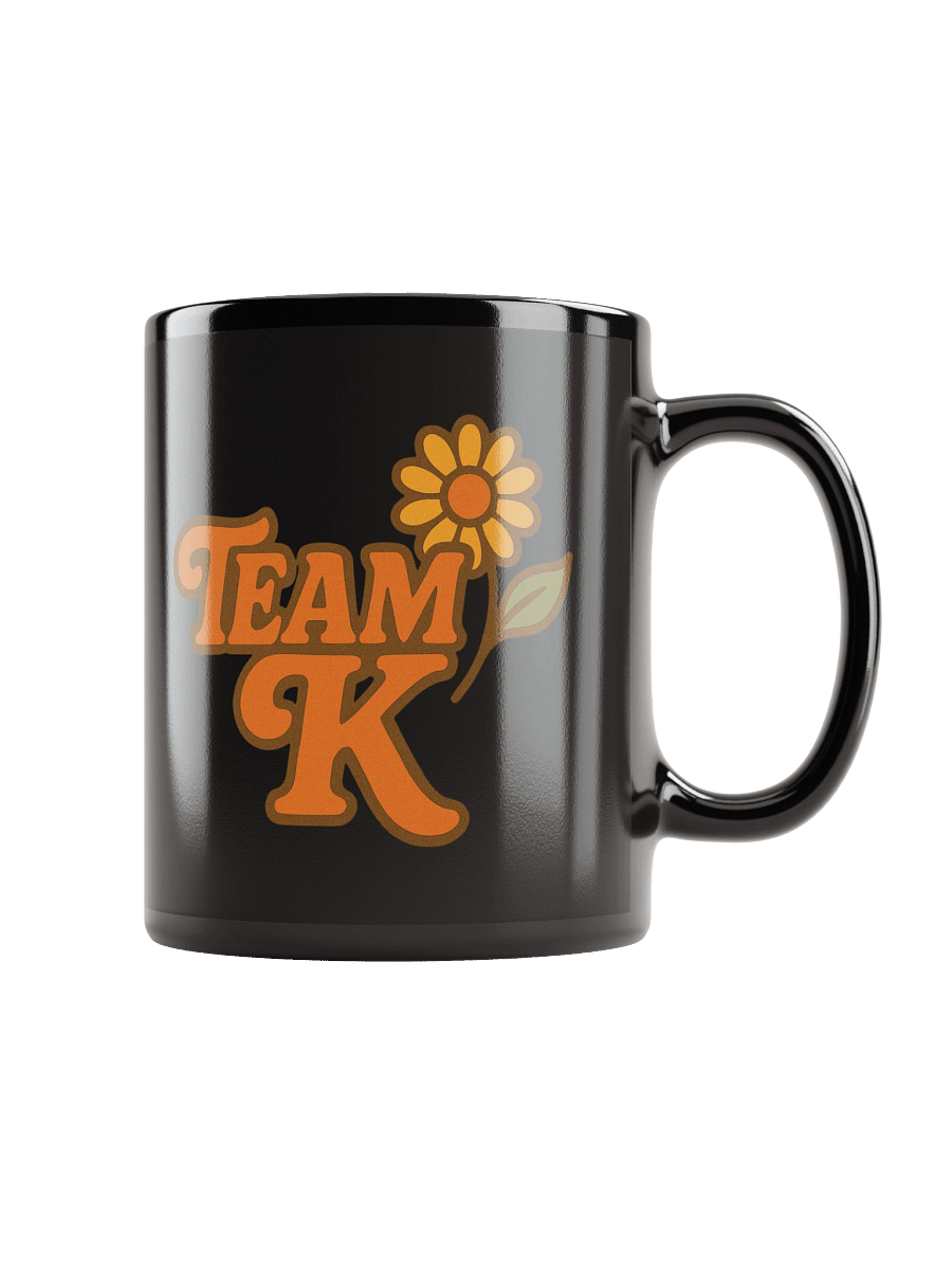 Team K 1970's Black Mug product image (1)