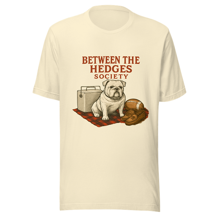 Between The Hedges Society T-Shirt - Georgia Bulldogs Football Fan Tee | UGA Game Day Apparel product image (2)