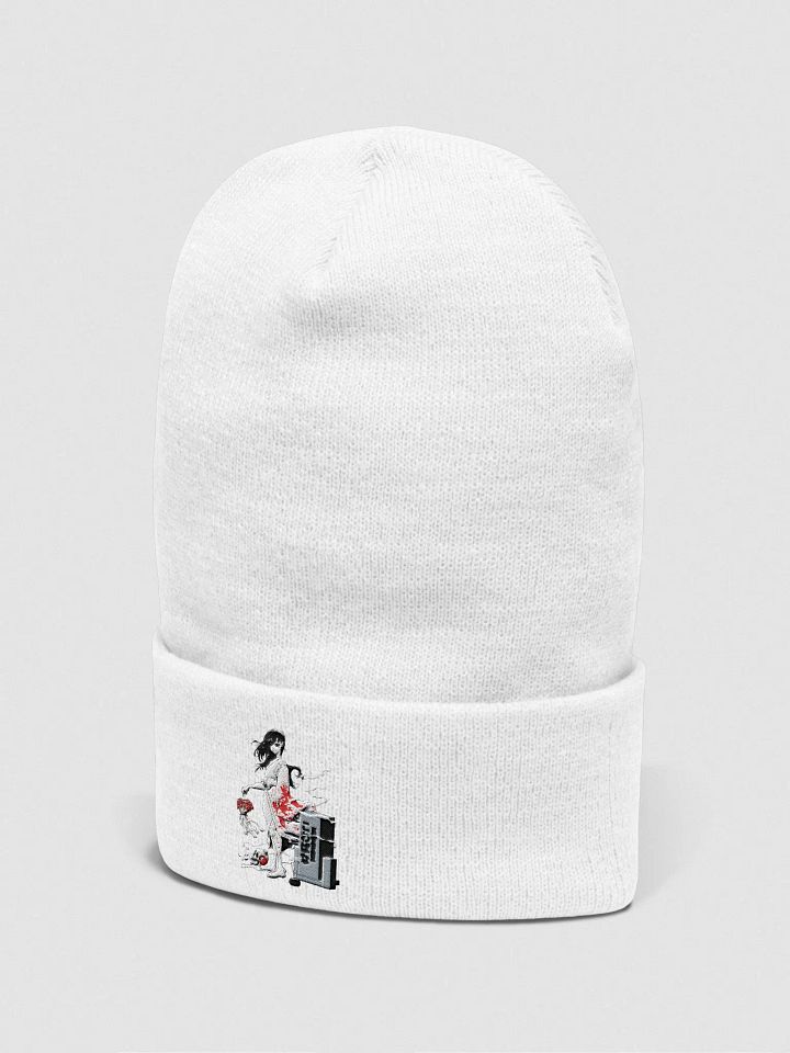 Bloodstained Peony Cuffed Beanie product image (41)