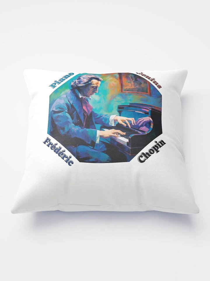 Frédéric Chopin [Playing Piano] - Piano Genius | Pillow product image (1)