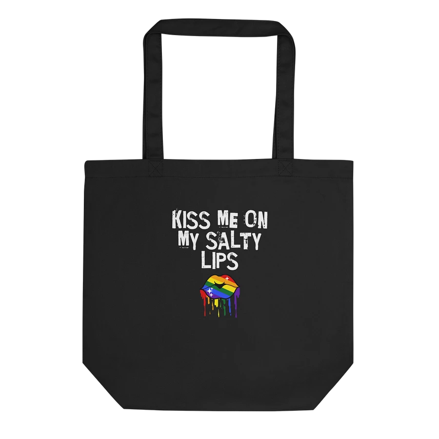 LGBTQ+ Bag Kiss Me On My Salty Lips Rainbow (black) product image (1)