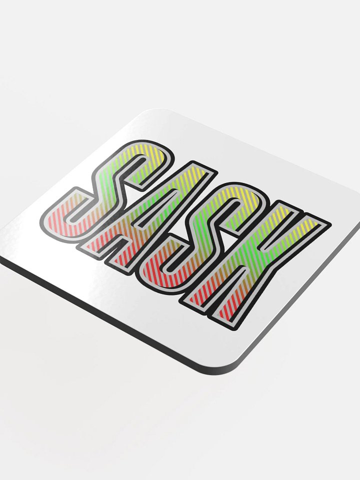 Sask Saskatoon Saskatchewan Striped Gradient Coaster Set product image (1)