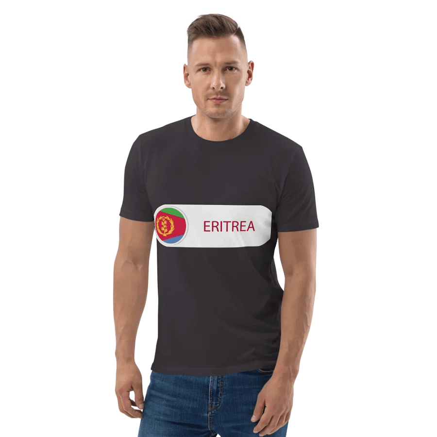 Eritrea Flag Emblem Organic Tee product image (138)