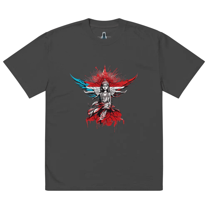 Winged Emblem Oversized Tee, Stylish Statement Shirt, Perfect Gift for Trendsetters product image (2)