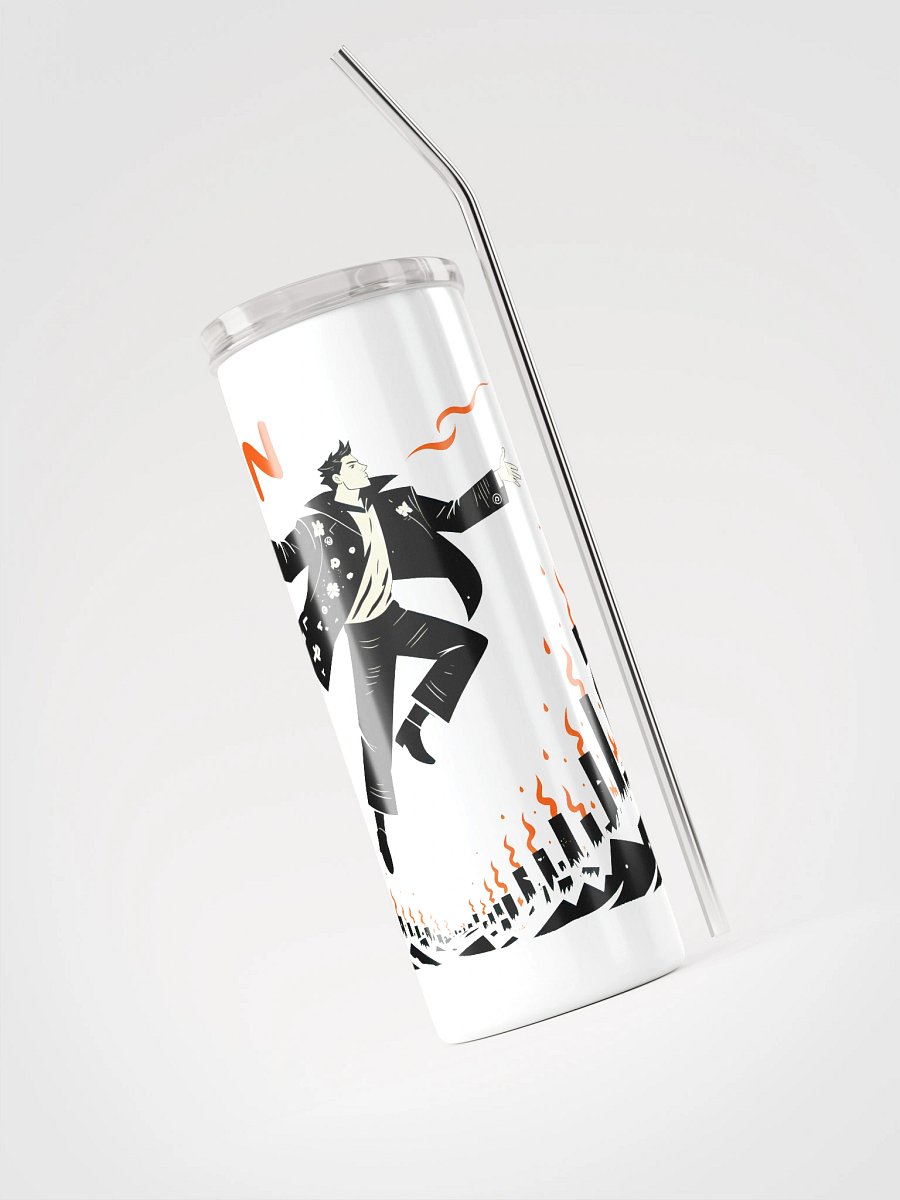 I Win Flame Art Print – Bold Triumphant Steel Tumbler product image (3)
