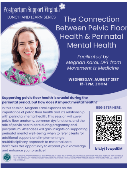 Professional Training: The Connection between Pelvic Floor Health & Perinatal Mental Health product image (1)