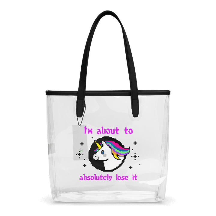 Losing It clear tote product image (2)