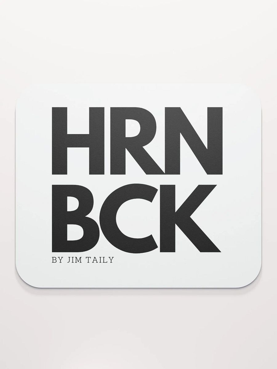HRNBCK MOUSEPAD - Original White Edition product image (2)