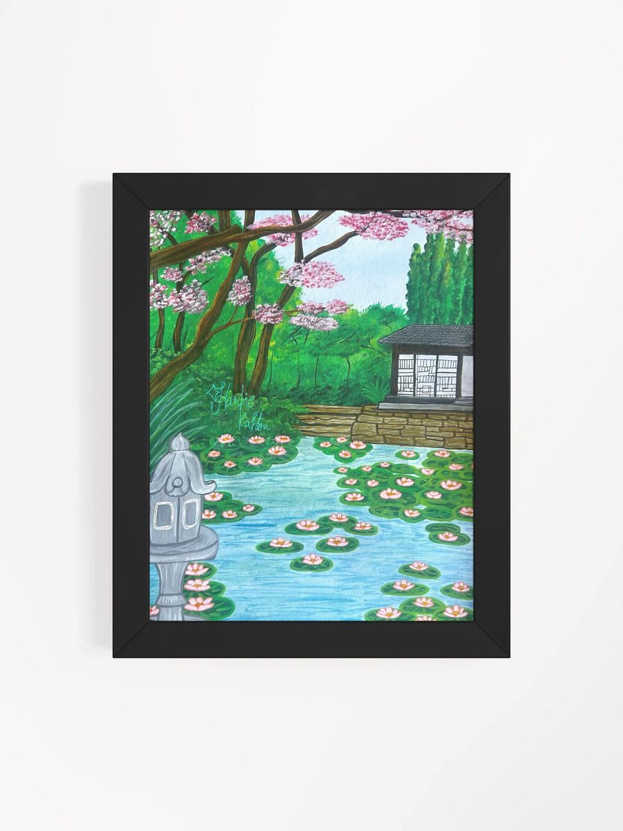 The Lotus Pond Framed Print product image (28)