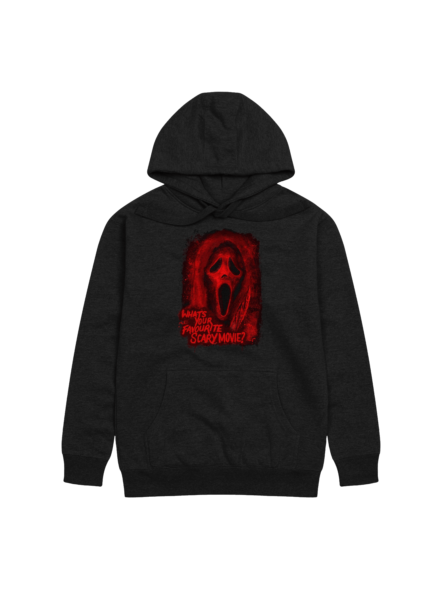 Red Ghost Face Hoodie product image (4)