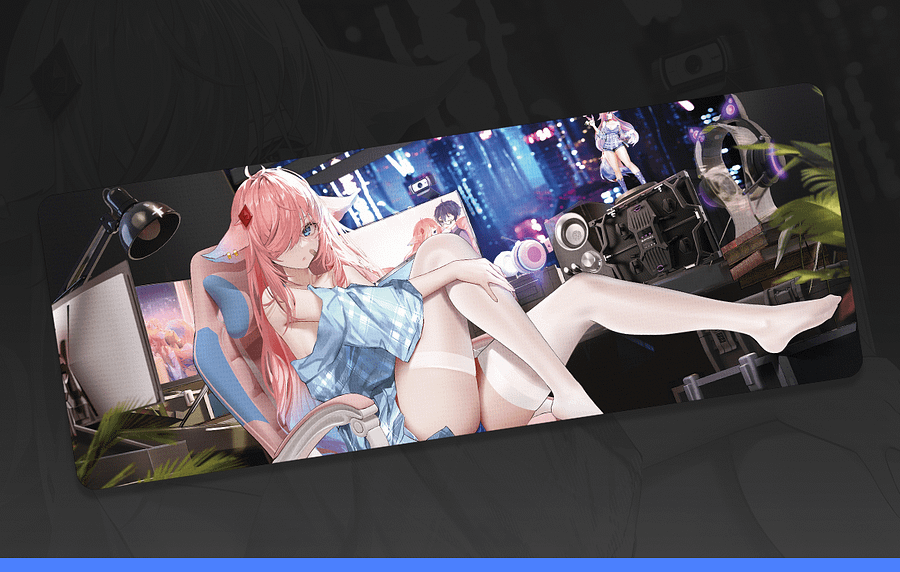 [FROSTY] Frost Fox Mouse Pad product image (1)