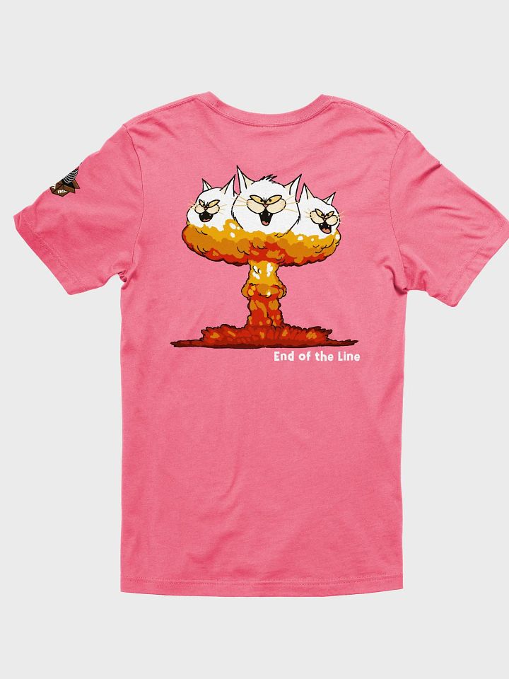 Cat-Tastrophe – End of the Line Character Back Graphic Tee product image (2)