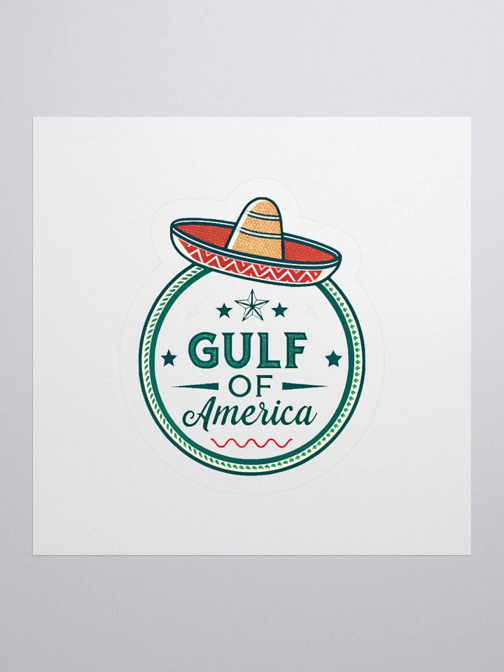 Gulf of America Festival Hat Kiss Cut Stickers product image (3)