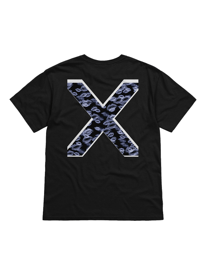 Black X Light Blue Lipstick Kisses | Shirt product image (21)