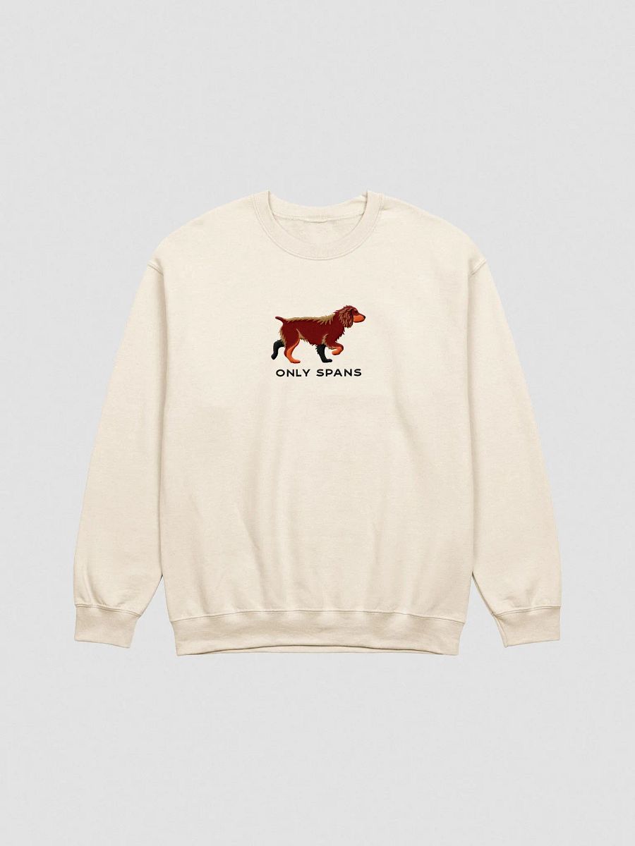 Only Spans Sweatshirt (Embroidered) of a Working Cocker Spaniel(Liver & Tan) product image (4)
