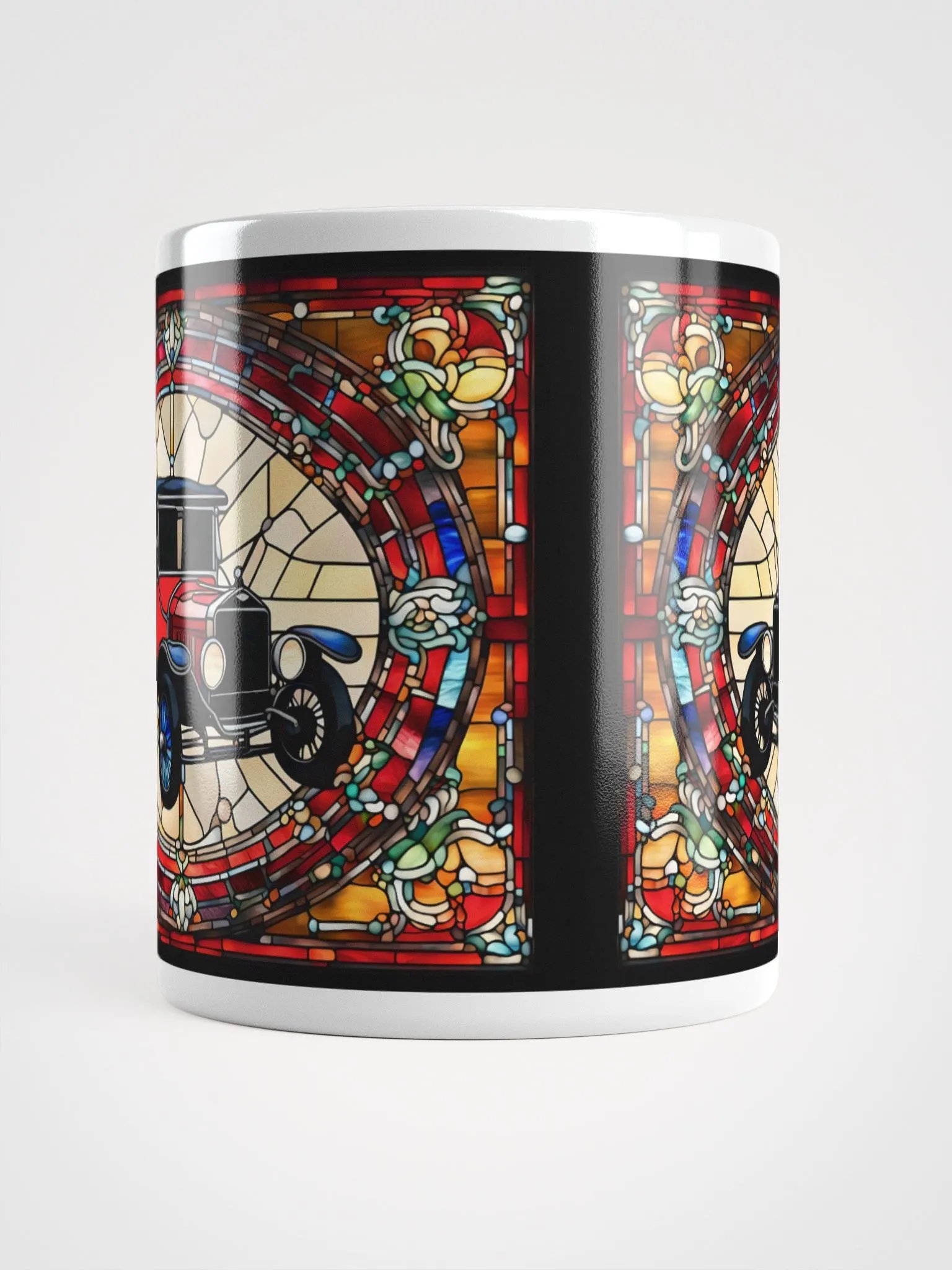 #004 Candy Apple Model-T Stained Glass Mug product image (5)