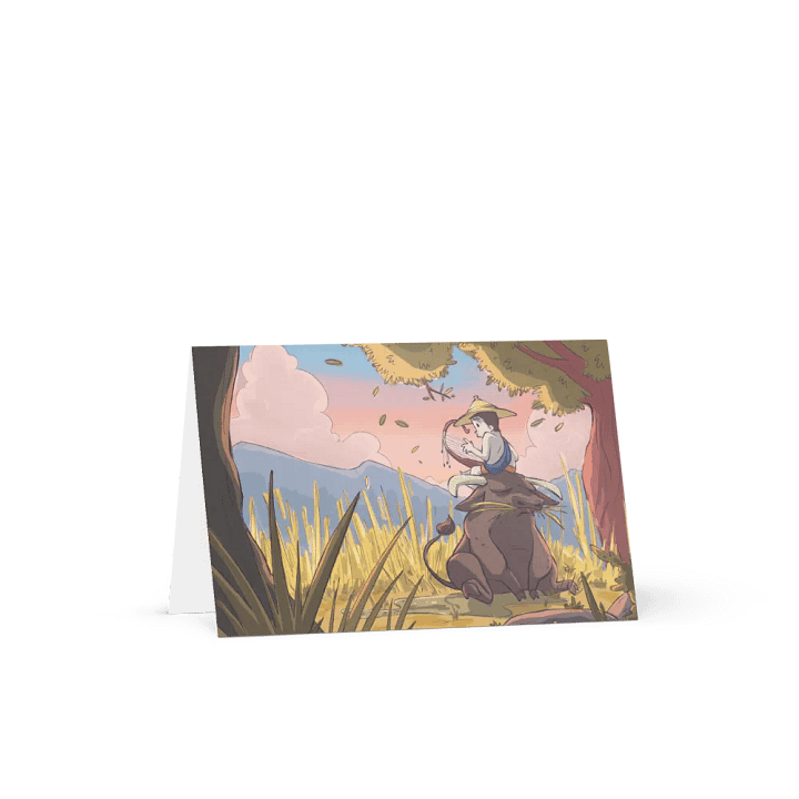 Serenading a Buffalo | Greeting Card product image (1)