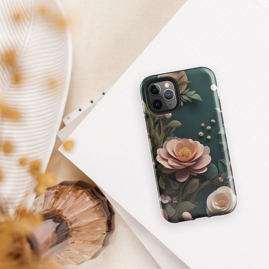 Paper Floral Bliss iPhone® Tough Case product image (95)