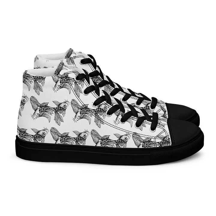 Koi Fish - Women's High Top Canvas Shoes product image (2)