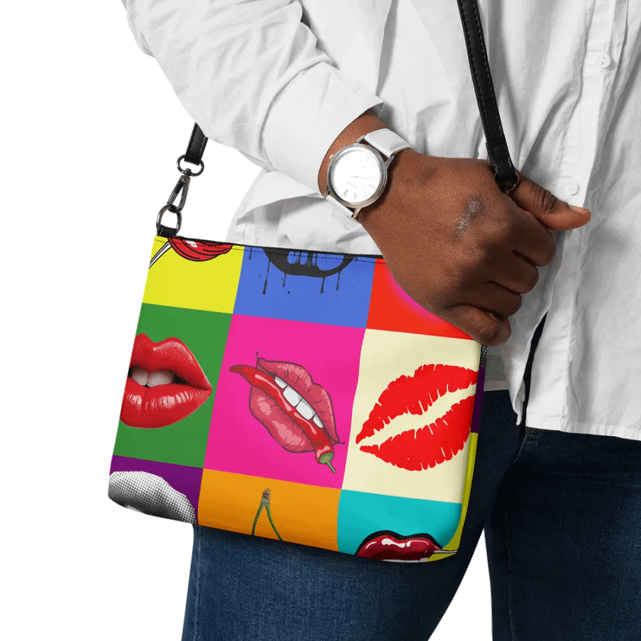 Luscious Lips and Cherries Crossbody Bag product image (11)