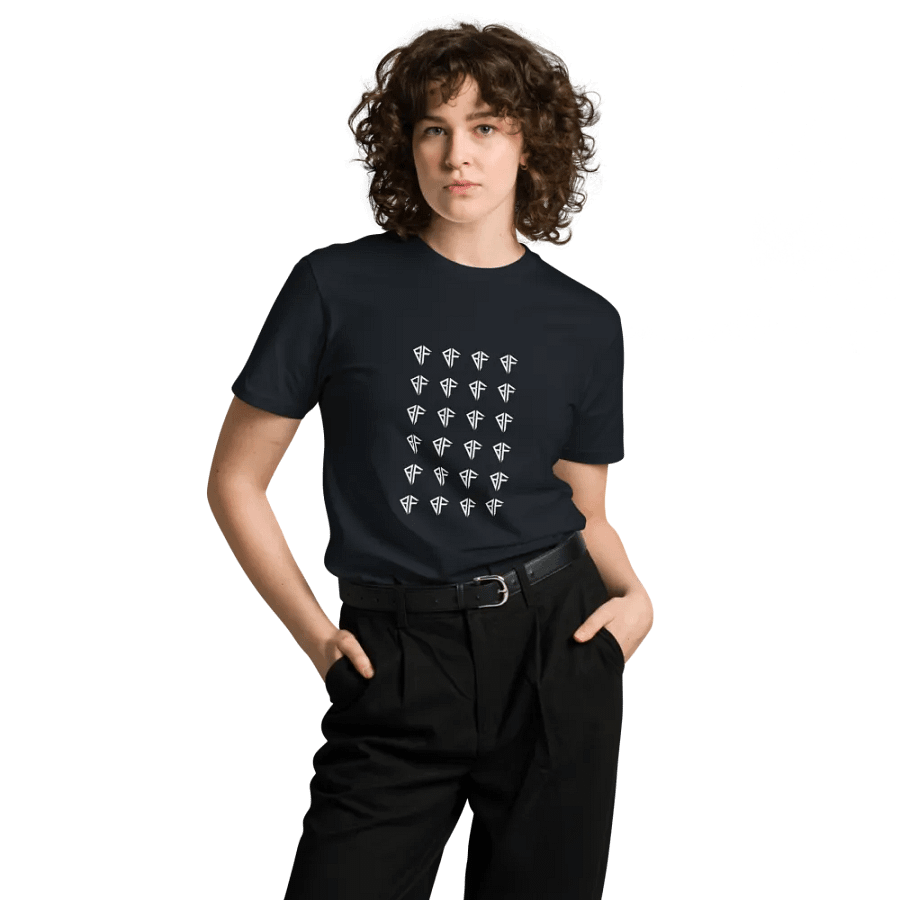 Navy/White Logo Tee product image (8)