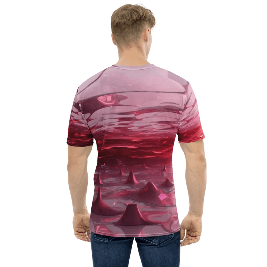 Existential Pinkscape Tee - Abstract "Nothing" Art product image (2)