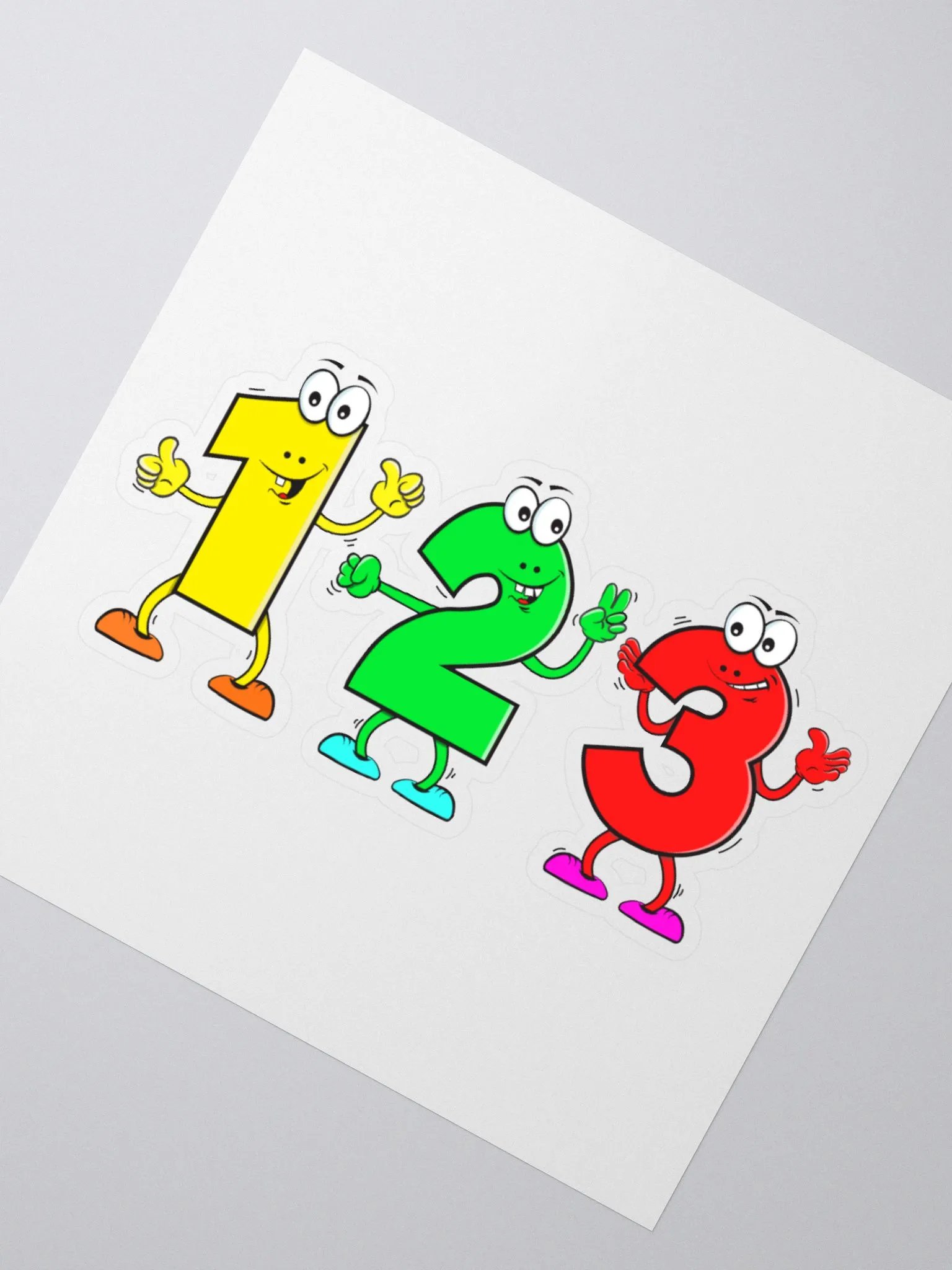 123 CARTOON CHARACTER STICKER product image (4)