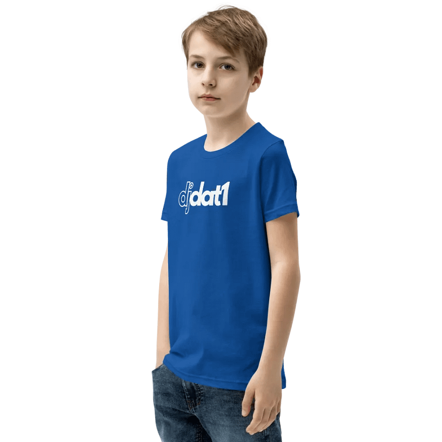 [DJDAT1] Youth T-Shirt (white logo) product image (31)
