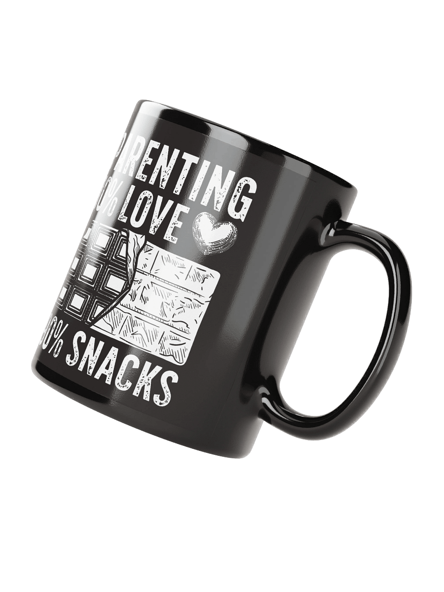 Parenting 10% Love 90% Snacks – Funny Dad Mug product image (4)