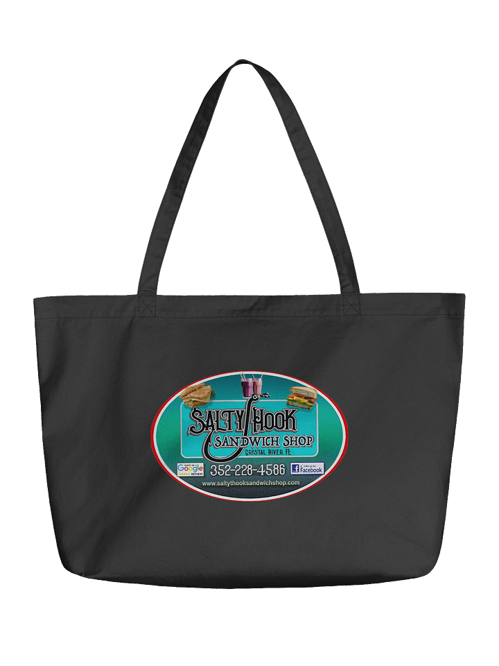Eco-Friendly Organic Tote: Salty Hook Edition product image (2)