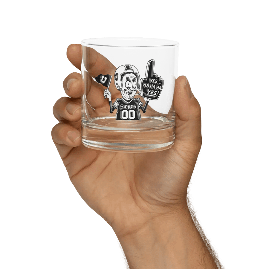Sickos Committee #1 Fan Rocks Glass product image (9)