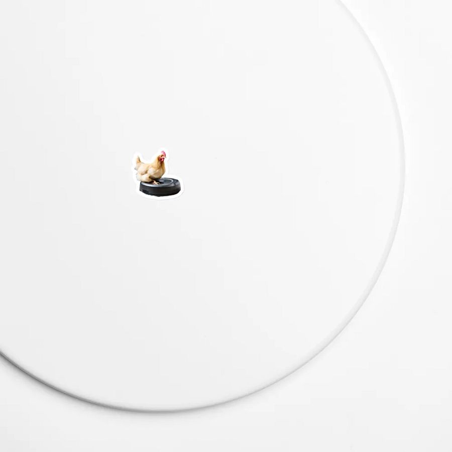 Roomba Chicken Magnet product image (5)
