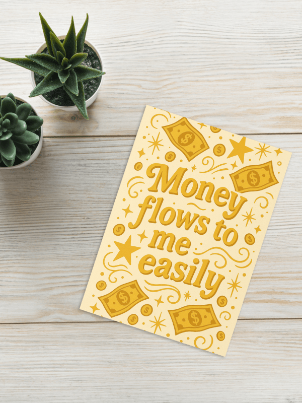 Money Flows To Me Easily - Card product image (2)