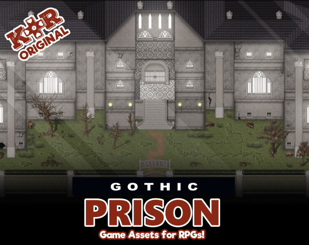 KR Gothic Prison Tileset for RPGs product image (1)