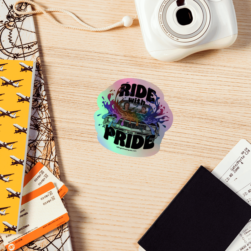 Ride with Pride Holo Sticker - Freeform product image (5)